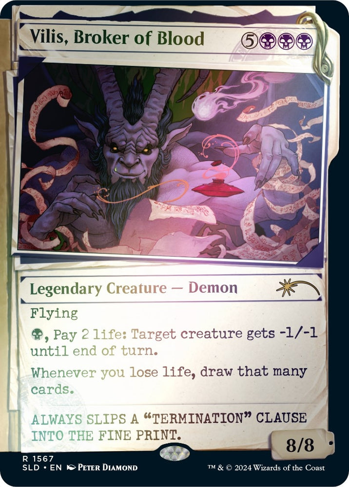 Image for Vilis, Broker of Blood (Rainbow Foil) (1567) [Secret Lair Drop Series]