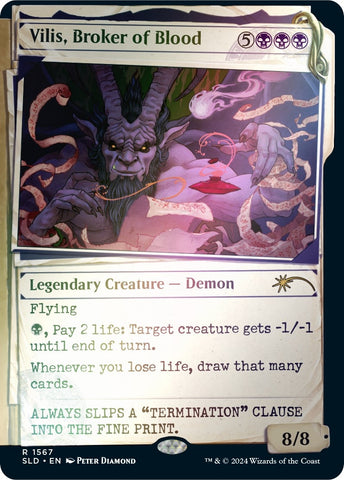 Image for Vilis, Broker of Blood (Rainbow Foil) (1567) [Secret Lair Drop Series]
