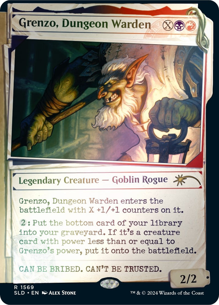 Image for Grenzo, Dungeon Warden (Rainbow Foil) (1569) [Secret Lair Drop Series]