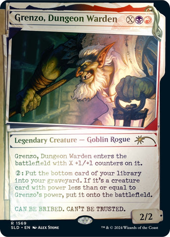 Image for Grenzo, Dungeon Warden (Rainbow Foil) (1569) [Secret Lair Drop Series]
