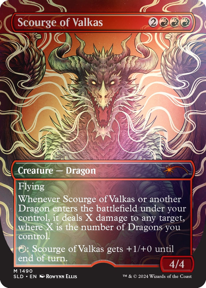 Image for Scourge of Valkas (Rainbow Foil) (1490) [Secret Lair Drop Series]