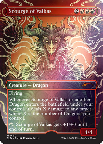 Image for Scourge of Valkas (Rainbow Foil) (1490) [Secret Lair Drop Series]