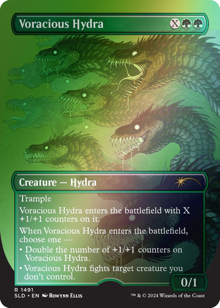 Image for Voracious Hydra (Rainbow Foil) (1491) [Secret Lair Drop Series]