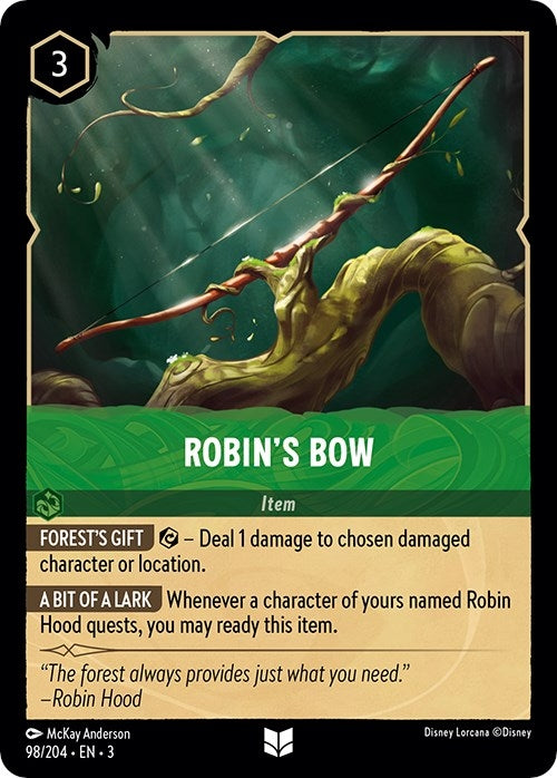 Image for Robin's Bow (98/204) - Disney Lorcana