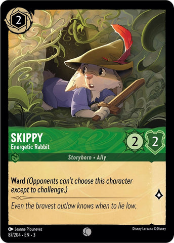 Image for Skippy - Energetic Rabbit (87/204) - Disney Lorcana