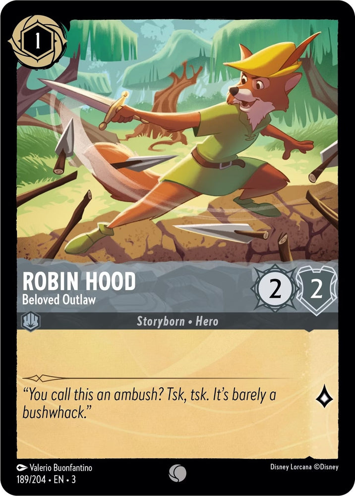 Image for Robin Hood - Beloved Outlaw (189/204) - Disney Lorcana