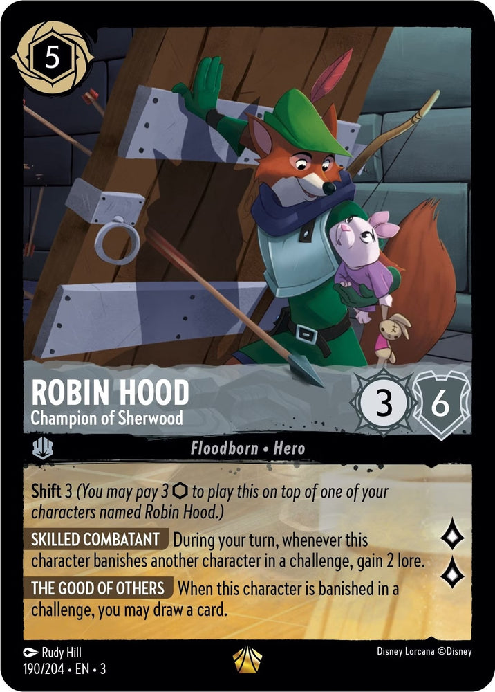 Image for Robin Hood - Champion of Sherwood (190/204) - Disney Lorcana