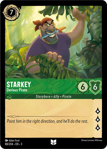 Image for Starkey - Devious Pirate (88/204) - Disney Lorcana