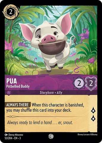 Image for Pua - Potbellied Buddy (53/204) - Disney Lorcana