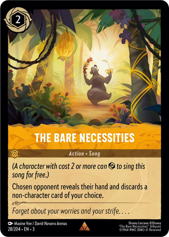 Image for The Bare Necessities (28/204) - Disney Lorcana