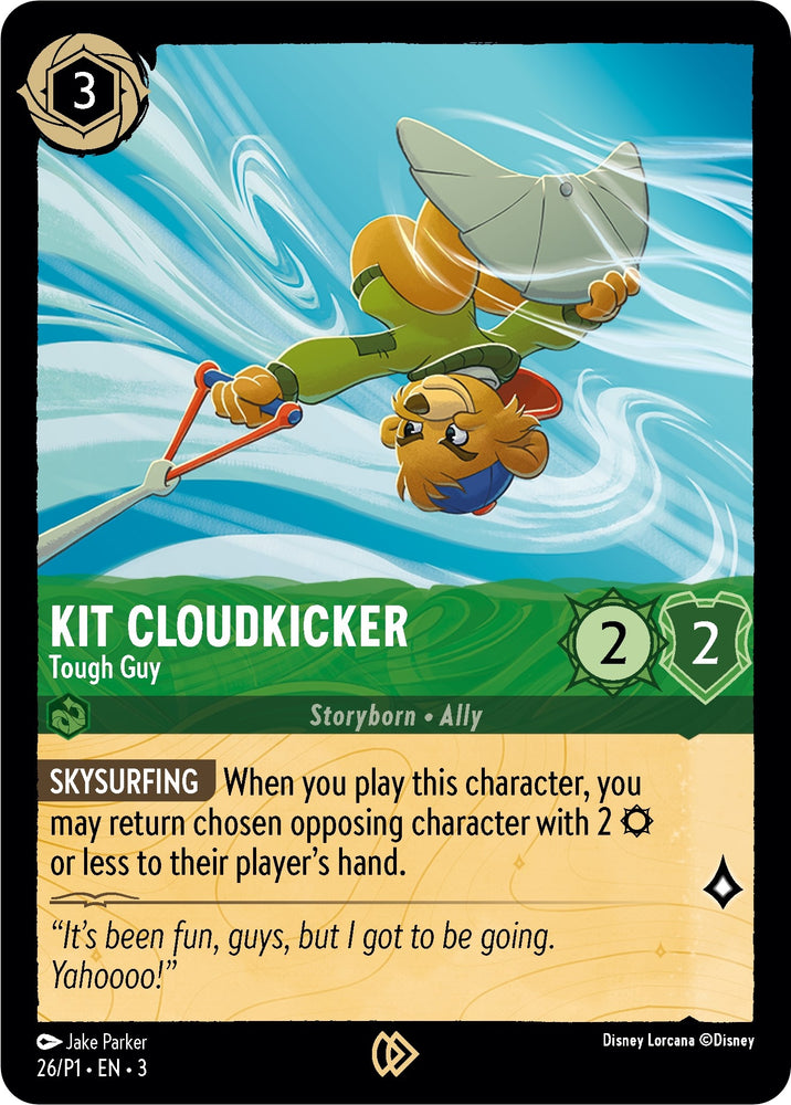 Image for Kit Cloudkicker - Tough Guy (26) [Disney Lorcana Promo Cards]