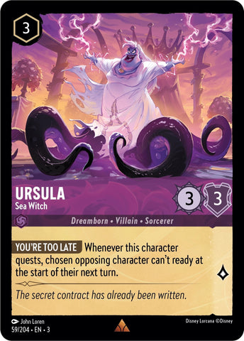 Image for Ursula - Sea Witch (59/204) - Disney Lorcana