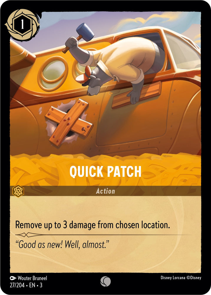 Image for Quick Patch (27/204) - Disney Lorcana