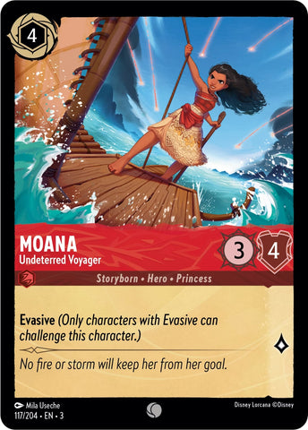 Image for Moana - Undeterred Voyager (117/204) [Into the Inklands]