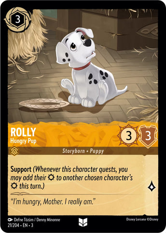 Image for Rolly - Hungry Pup (21/204) - Disney Lorcana