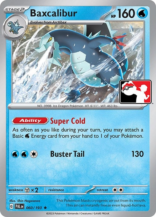 Image for Baxcalibur (060/193) [Prize Pack Series Cards]