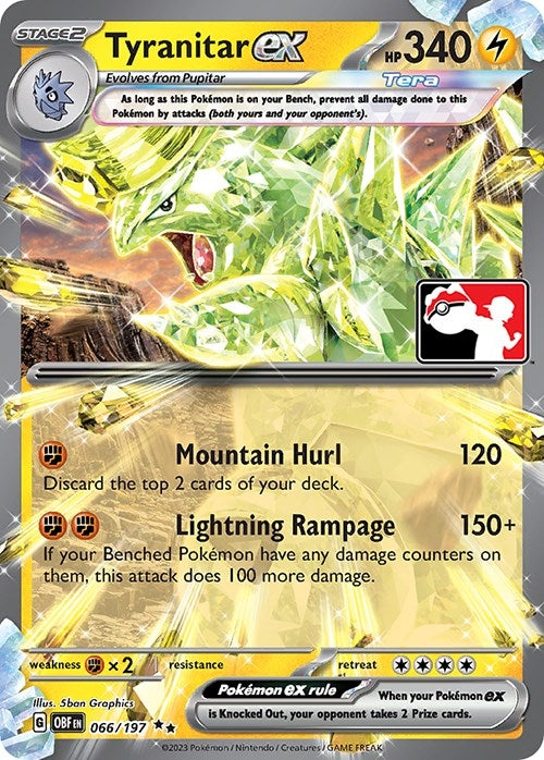 Image for Tyranitar ex (066/197) [Prize Pack Series Cards]