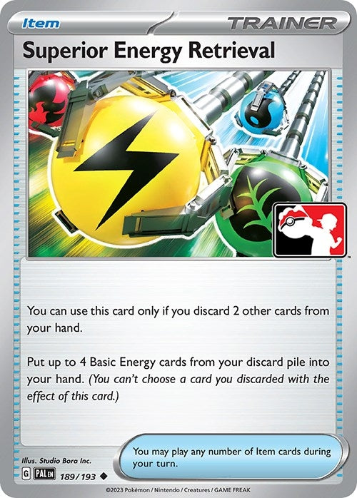 Image for Superior Energy Retrieval (189/193) [Prize Pack Series Cards]