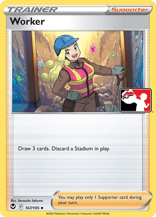 Image for Worker (167/195) [Prize Pack Series Cards]