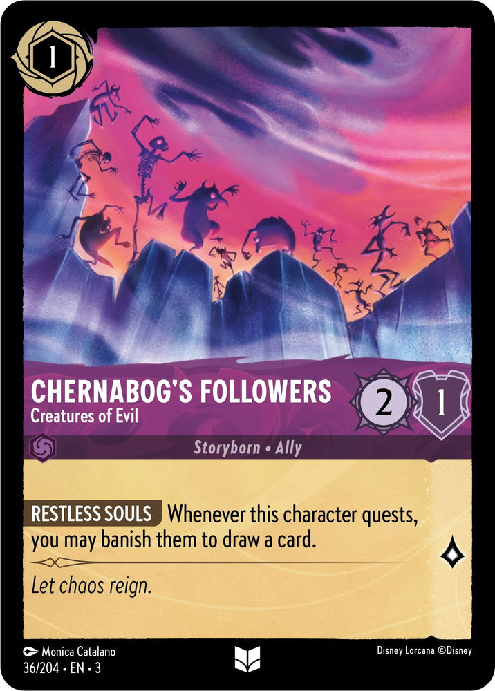 Image for Chernabog's Followers - Creatures of Evil (36/204) [Into the Inklands]