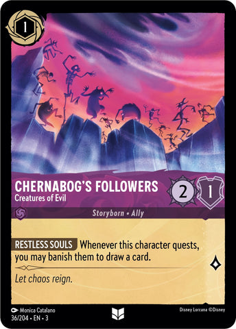 Image for Chernabog's Followers - Creatures of Evil (36/204) [Into the Inklands]