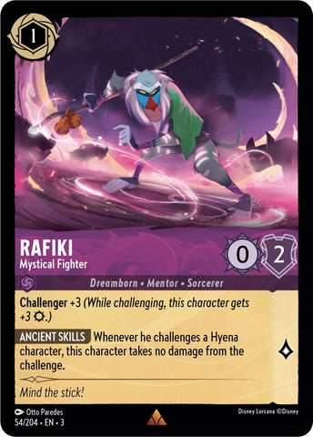 Image for Rafiki - Mystical Fighter (54/204) - Disney Lorcana