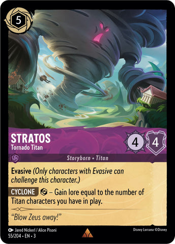 Image for Stratos - Tornado Titan (55/204) - Disney Lorcana