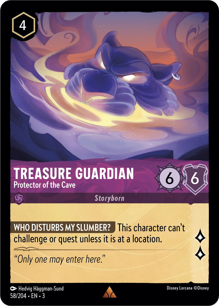 Image for Treasure Guardian - Protector of the Cave (58/204) - Disney Lorcana