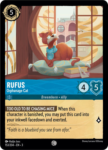 Image for Rufus - Orphanage Cat (153/204) - Disney Lorcana