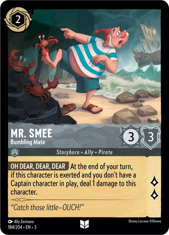 Image for Mr. Smee - Bumbling Mate (184/204) [Into the Inklands]