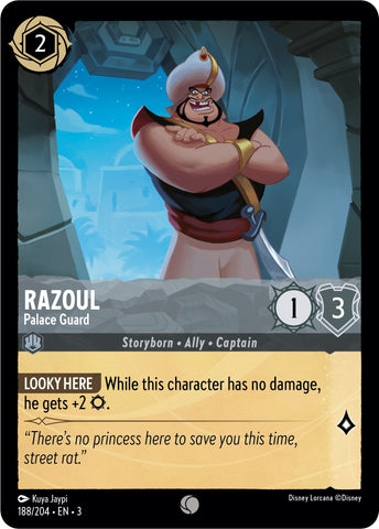 Image for Razoul - Palace Guard (188/204) - Disney Lorcana