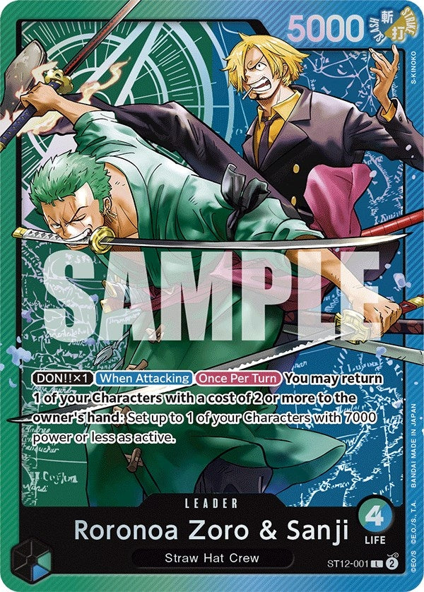 Image for Roronoa Zoro & Sanji (ST12-001) - One Piece Card Game