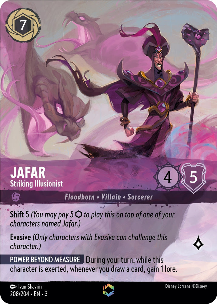 Image for Jafar - Striking Illusionist (Enchanted) (208/204) [Into the Inklands]
