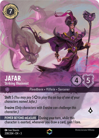 Image for Jafar - Striking Illusionist (Enchanted) (208/204) [Into the Inklands]