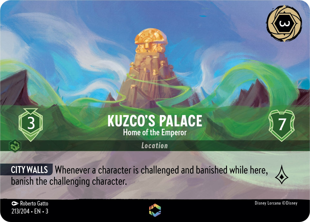 Image for Kuzco's Palace - Home of the Emperor (Enchanted) (213/204) [Into the Inklands]