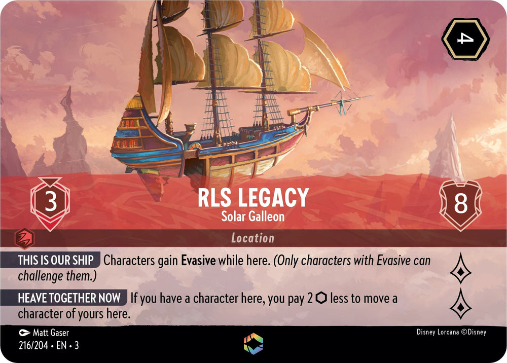 Image for RLS Legacy - Solar Galleon (Enchanted) (216/204) [Into the Inklands]