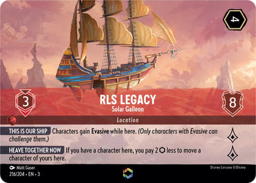 Image for RLS Legacy - Solar Galleon (Enchanted) (216/204) - Disney Lorcana
