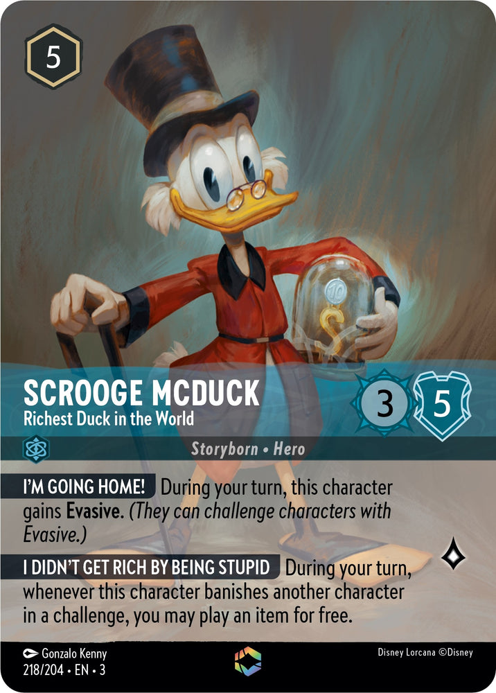 Image for Scrooge McDuck - Richest Duck in the World (Enchanted) (218/204) [Into the Inklands]