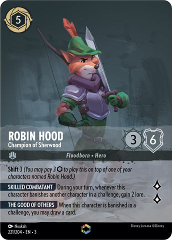 Image for Robin Hood - Champion of Sherwood (Enchanted) (221/204) - Disney Lorcana