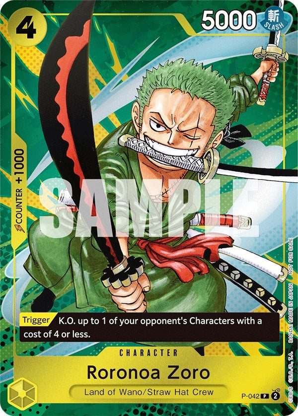 Image for Roronoa Zoro (Event Pack Vol. 3) (P-042) (One Piece Promotion Cards) - One Piece Card Game