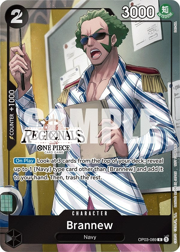 Brannew (Online Regional 2024) [Participant] (OP03-089) (One Piece Promotion Cards)