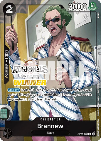 Brannew (Online Regional 2024) [Winner] (OP03-089) (One Piece Promotion Cards)