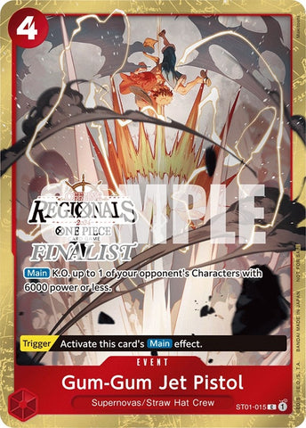 Gum-Gum Jet Pistol (Offline Regional 2024) [Finalist] (ST01-015) (One Piece Promotion Cards)