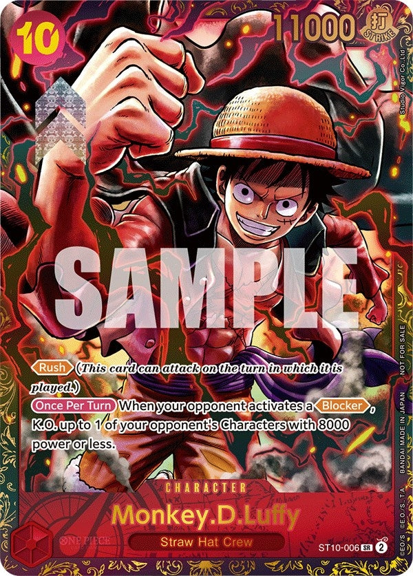 Monkey.D.Luffy - ST10-006 (ST10-006) (One Piece Promotion Cards)