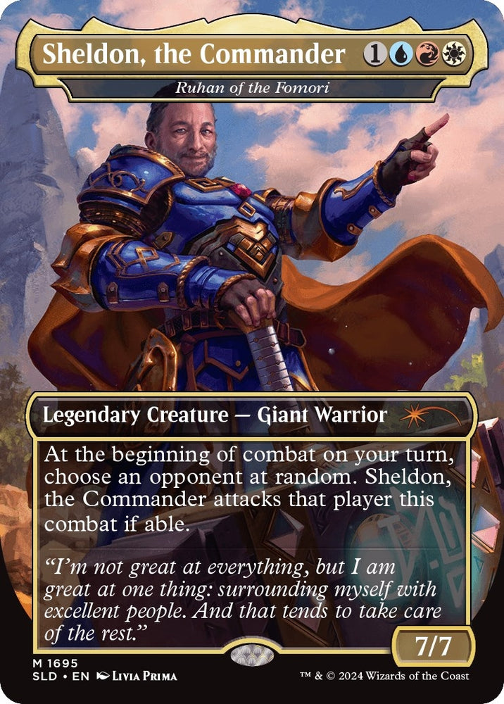 Image for Sheldon, the Commander - Ruhan of the Fomori (1695) [Secret Lair Drop Series]