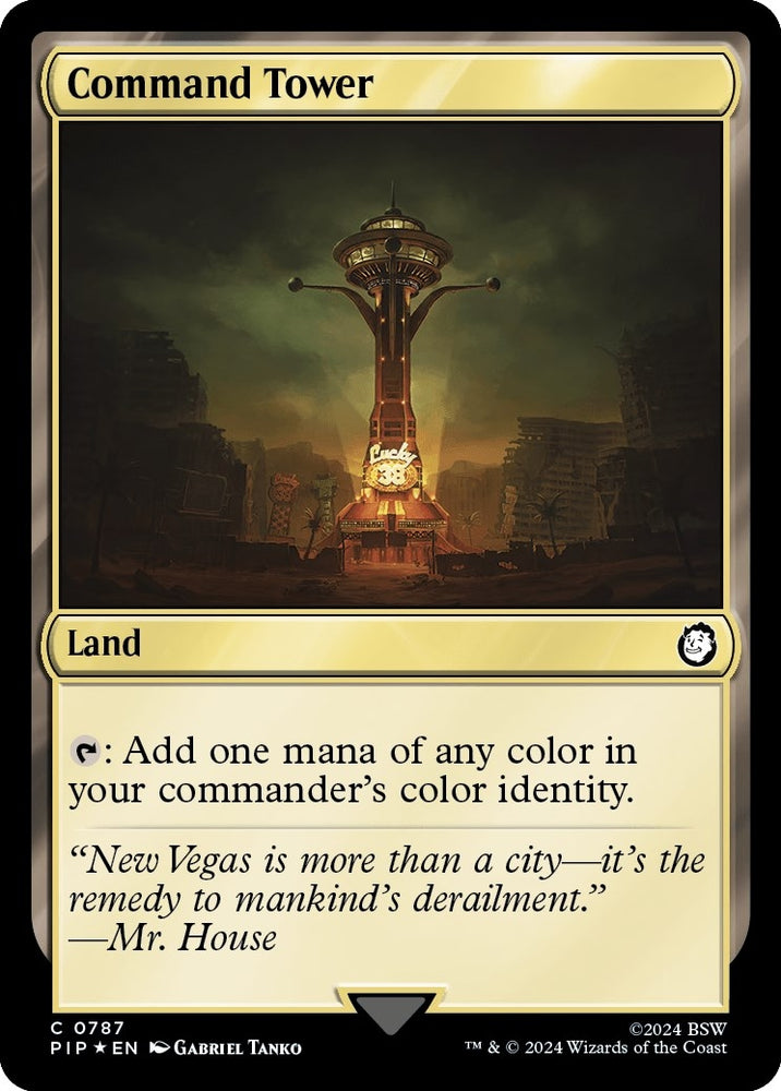 Image for Command Tower (Surge Foil) (787) [Universes Beyond: Fallout]