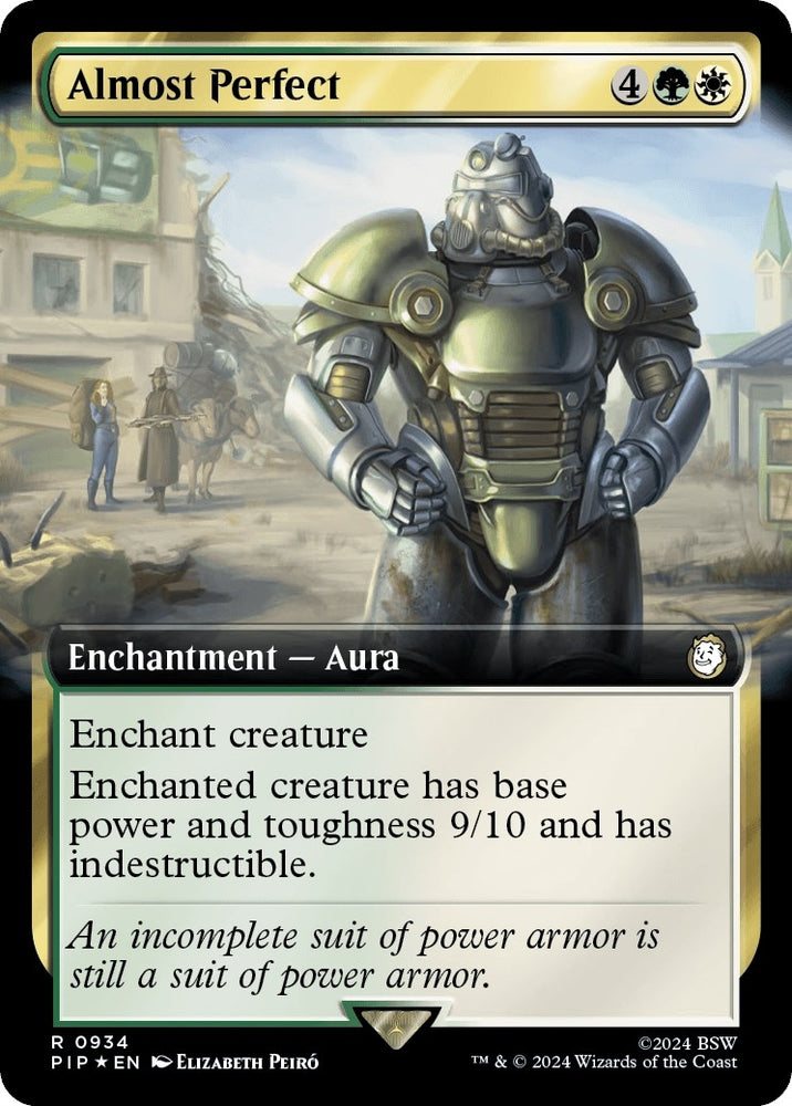 Image for Almost Perfect (Extended Art) (Surge Foil) (934) [Universes Beyond: Fallout]