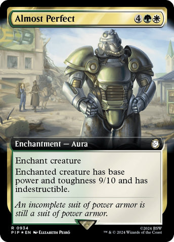 Image for Almost Perfect (Extended Art) (Surge Foil) (934) [Universes Beyond: Fallout]