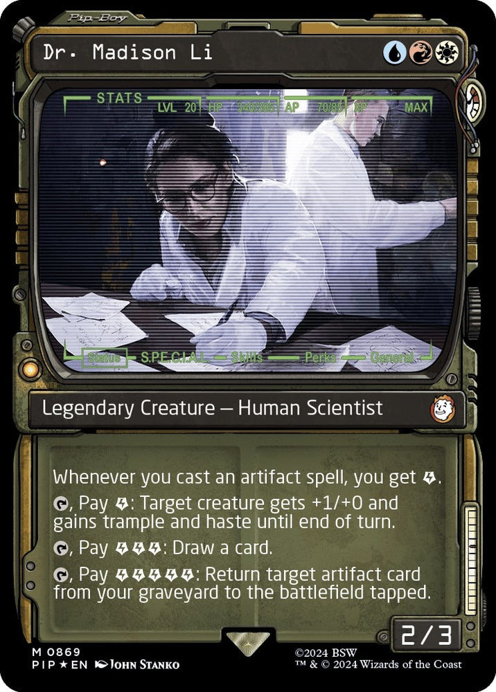 Image for Dr. Madison Li (Showcase) (Surge Foil) (869) [Universes Beyond: Fallout]