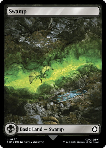 Image for Swamp (0850) (Surge Foil) (850) [Universes Beyond: Fallout]